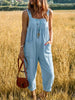 Rustic Linen Romper Jumpsuit