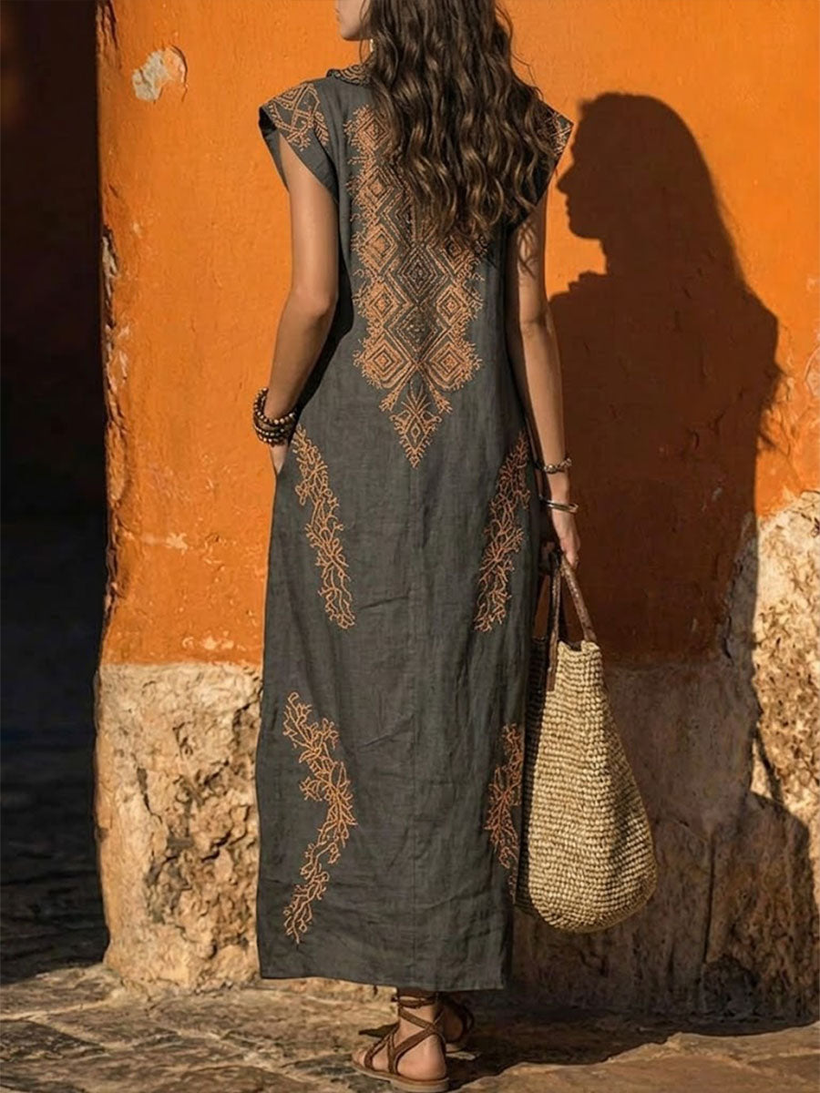 Women's Floral Print Casual Dress