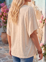Vintage Art Comfortable Summer Fabrics Cotton Linen Patchwork Shirt