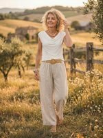 Women's Solid Cowl Neck Sleeveless Cotton Top